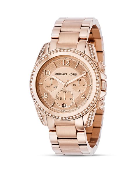 rose goud horloge michael kors|michael kors rose gold tone.